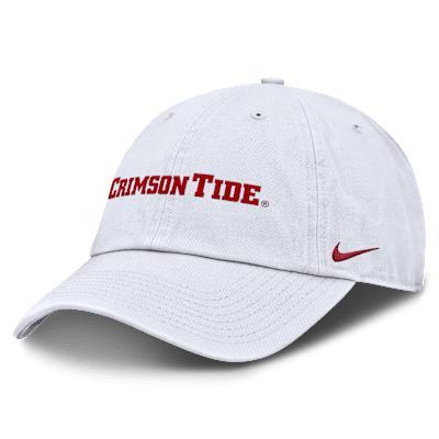 Alabama Crimson Tide Core Club Mascot Wordmark Nike Mens College Adjustable Hat Product Image
