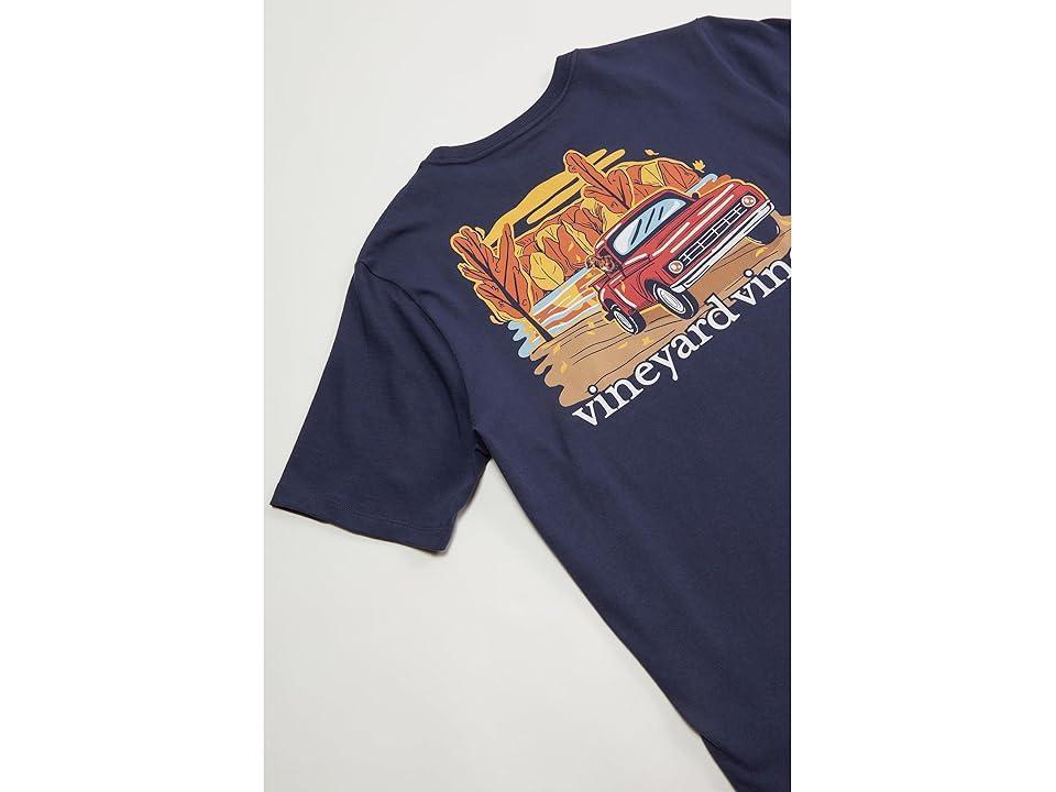 Vineyard Vines Autumn Car Ride Short Sleeve (Toddler/Little Kid/Big Kid) (Nautical ) Men's T Shirt Product Image