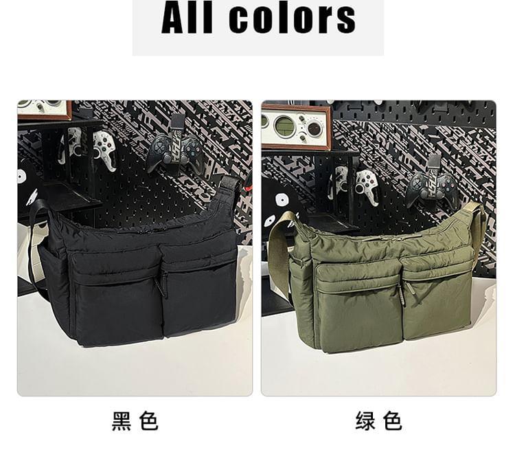 Plain Nylon Crossbody Bag Product Image