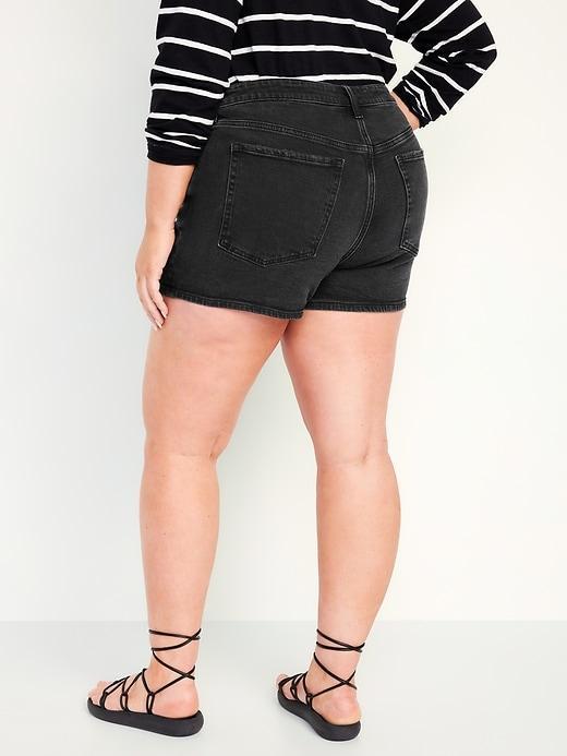 High-Waisted OG Jean Shorts -- 3-inch inseam Product Image