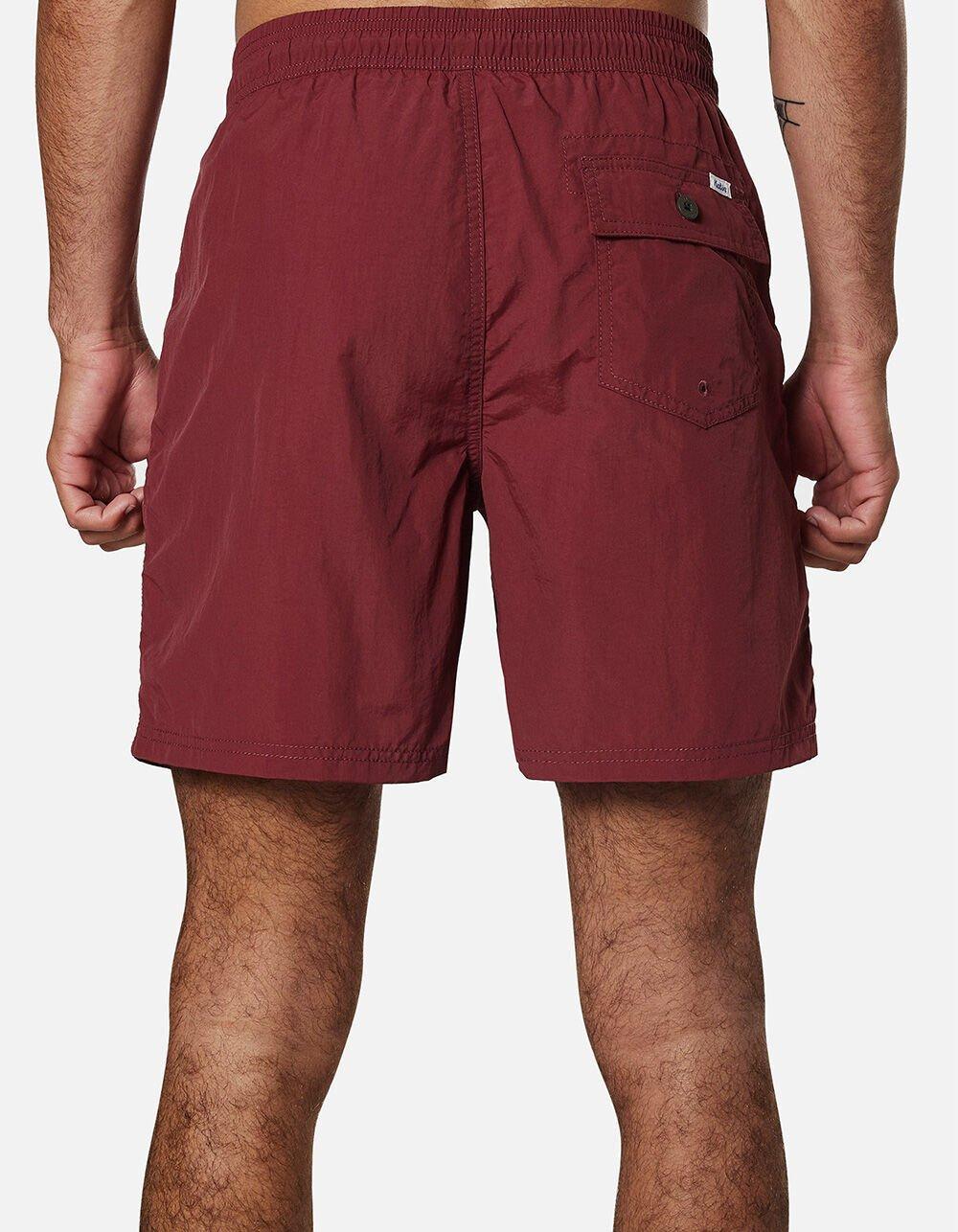 KATIN Poolside Mens Volley Shorts - PORT Product Image