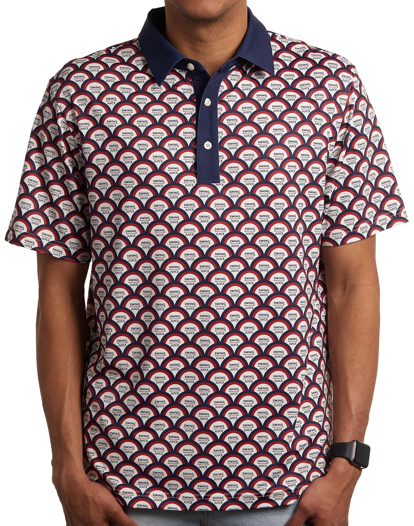 SwingJuice Golf American Mod Men's Polo Product Image