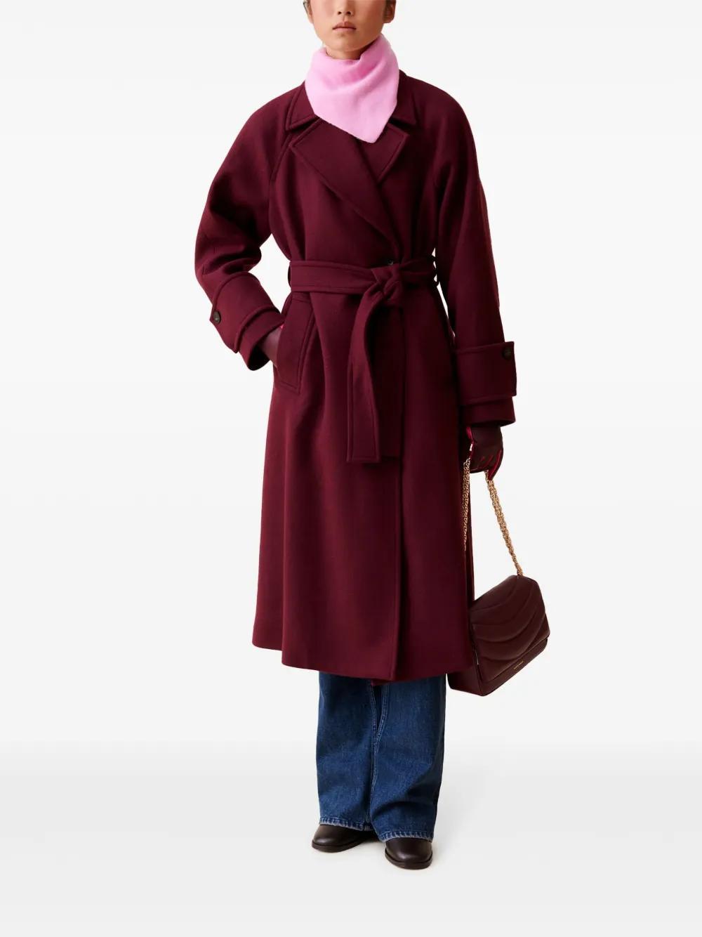 belted midi coat Product Image