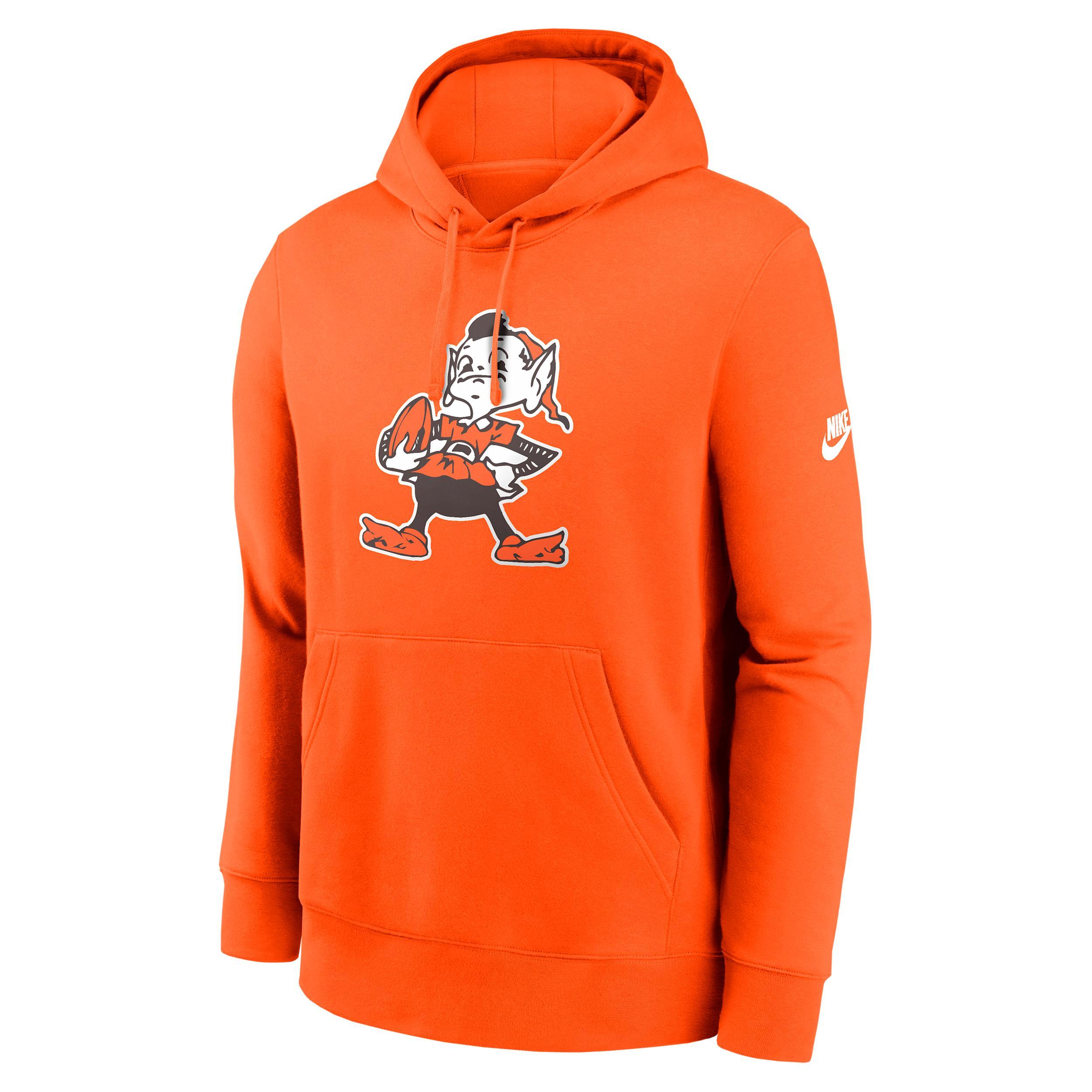 Cleveland Browns Club Logo Men's Nike NFL Pullover Hoodie Product Image
