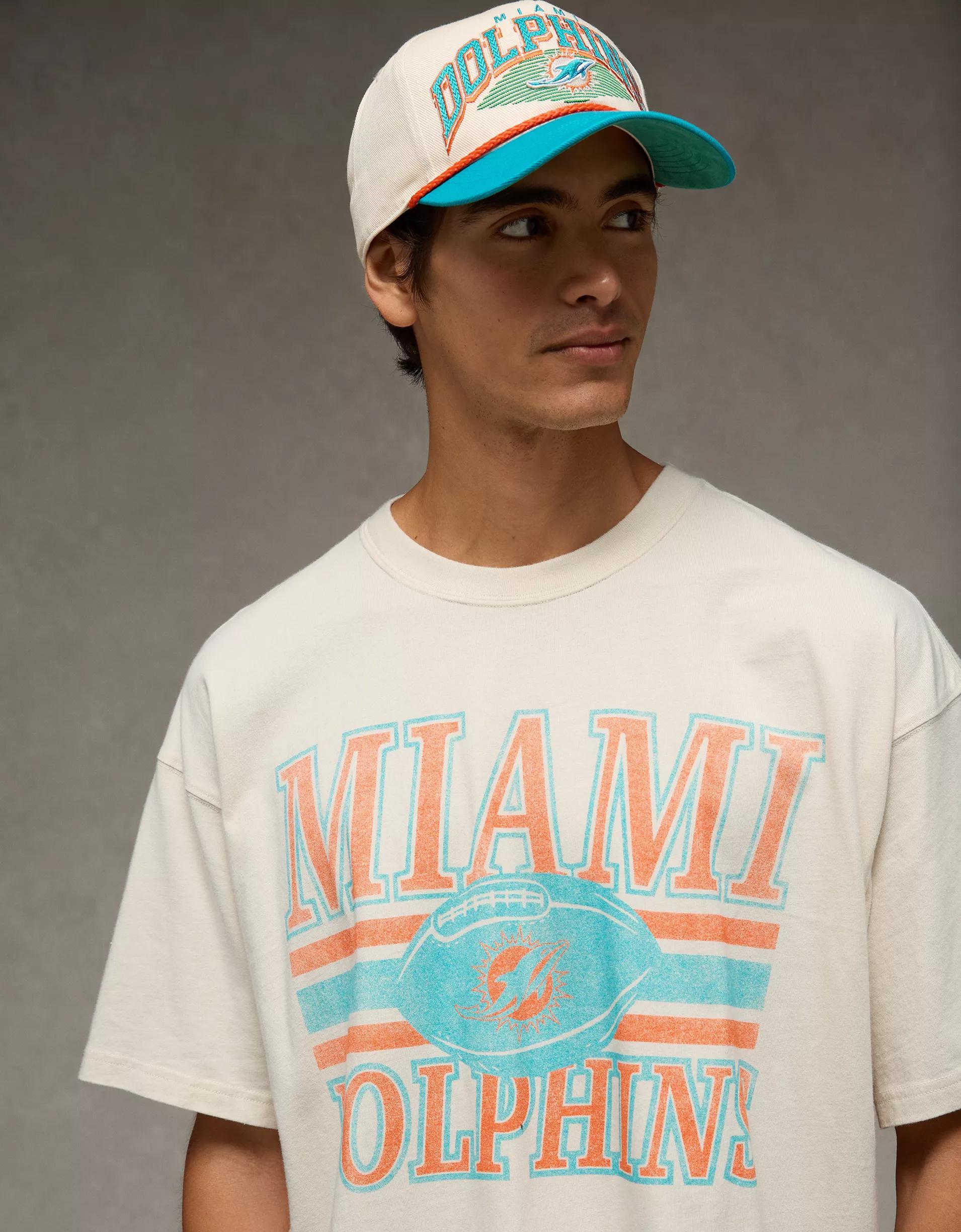 AE Boxy NFL Miami Dolphins Graphic T-Shirt Product Image