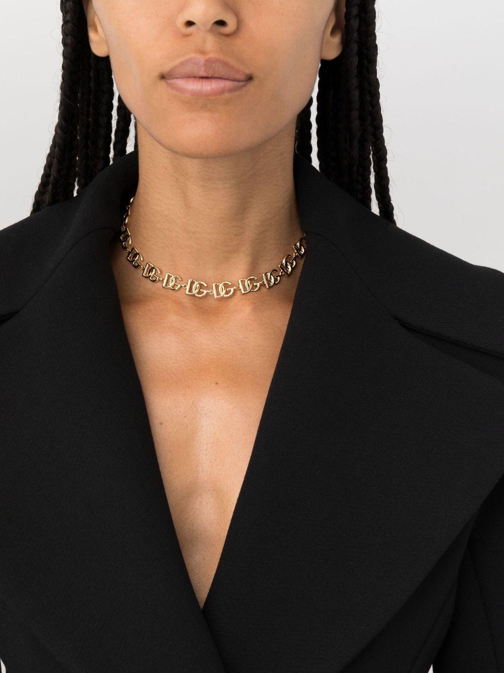DG-logo chain necklace Product Image