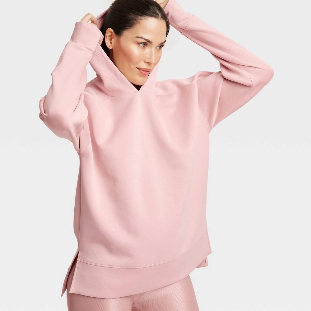 Women's Airy Sleek Legging Friendly Hooded Sweatshirt - All In Motion™ Product Image