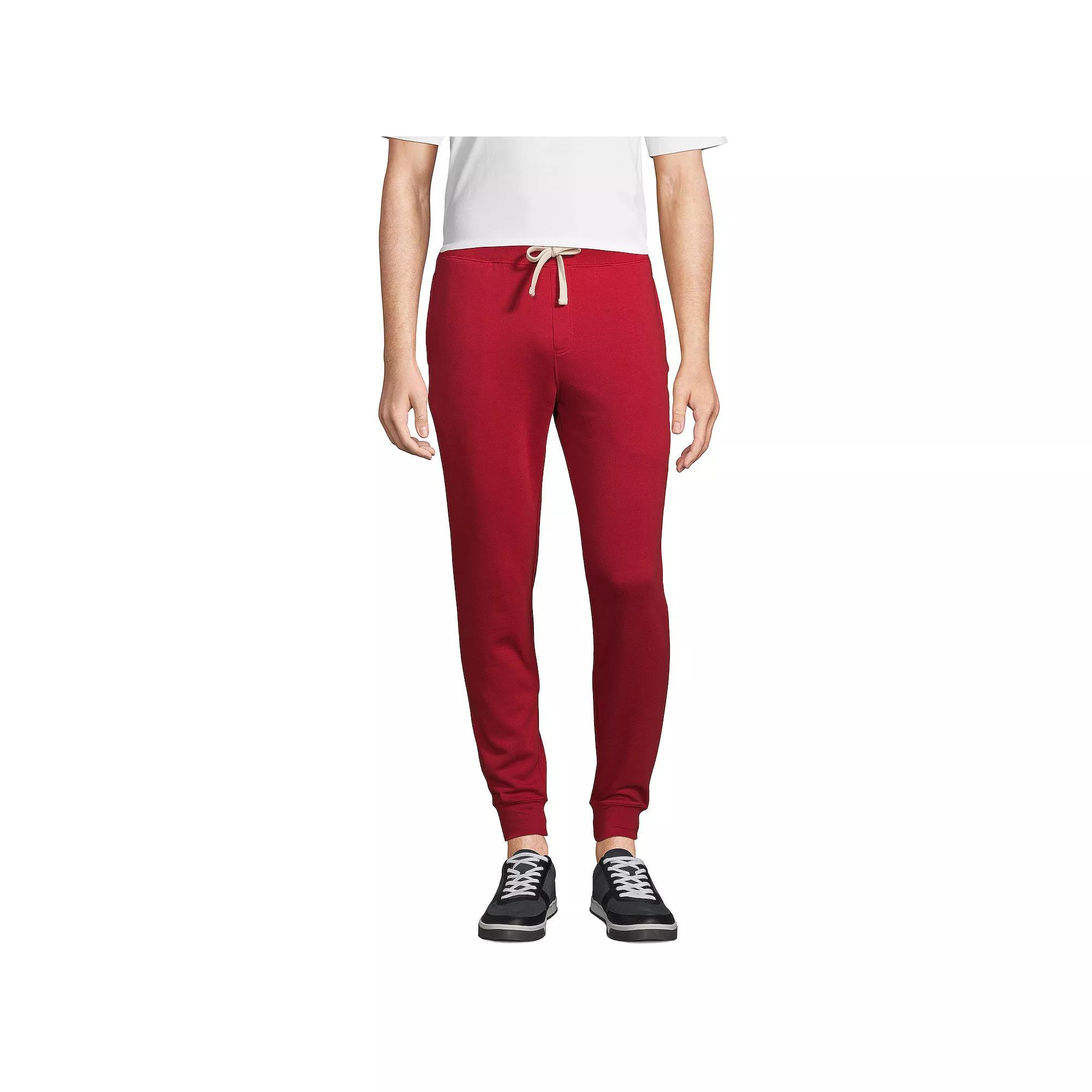 Adult Lands End School Uniform Jogger Sweatpants, Mens Product Image