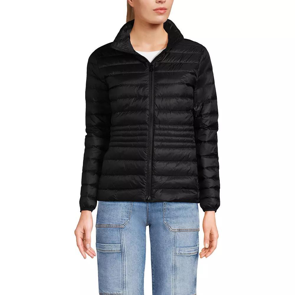 Women's Lands' End Wanderweight Midweight Down Jacket, Size: Small, Light Carob Product Image