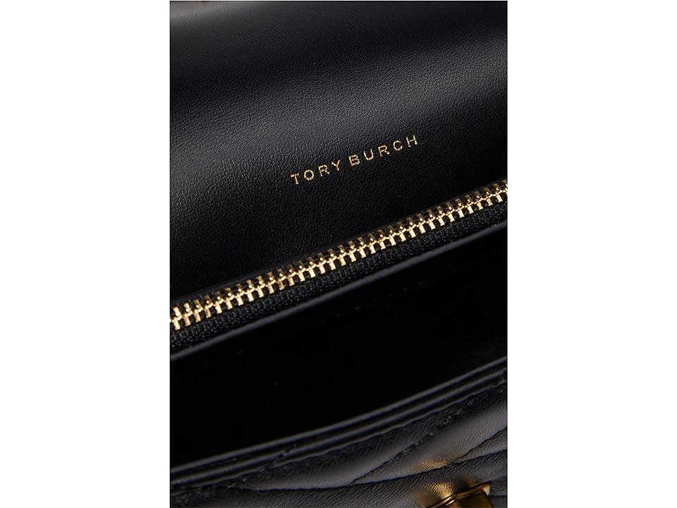 Womens Kira Chevron Leather Chain Wallet Product Image