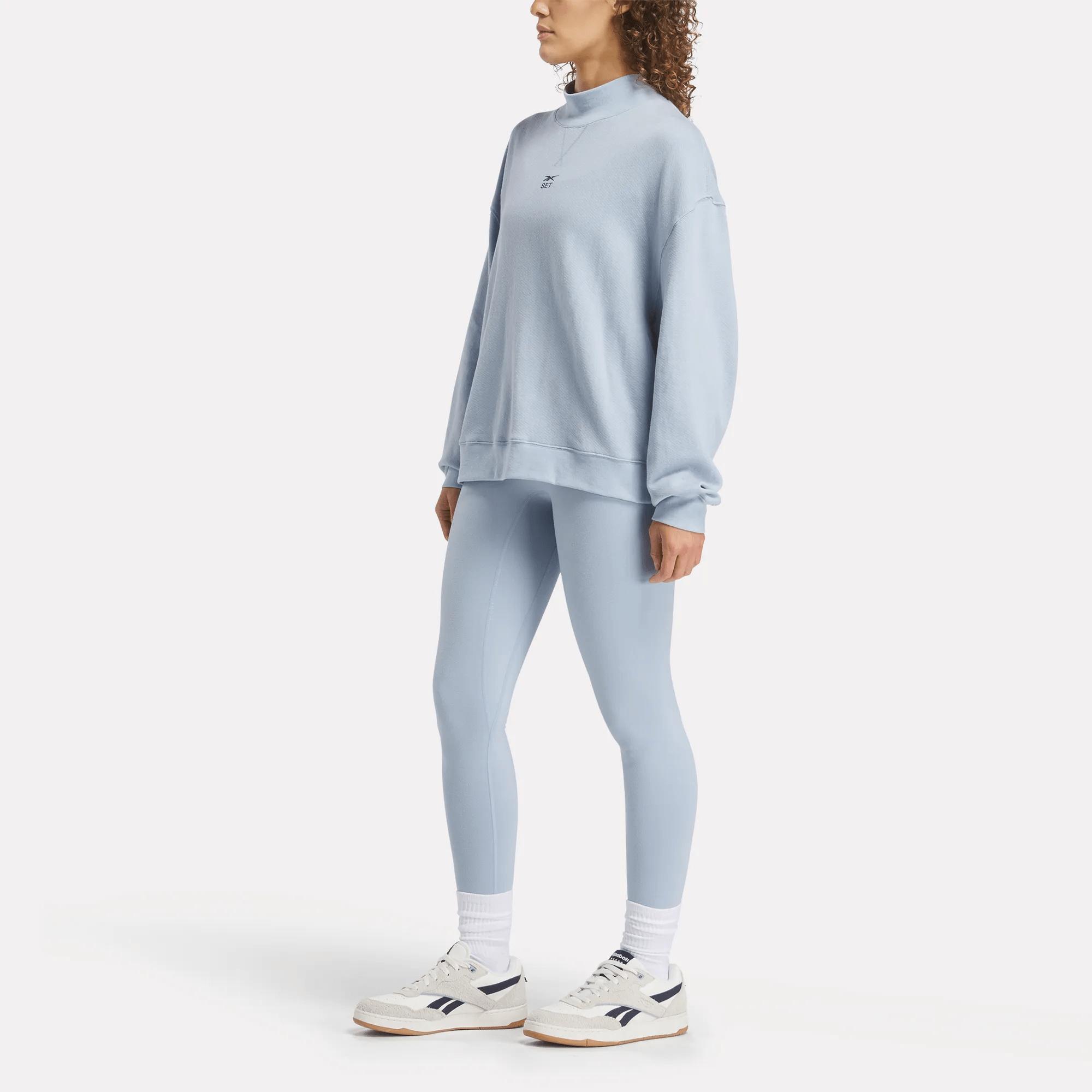 Women's Reebok x SET Classic Lightweight Crewneck Sweatshirt Female Product Image