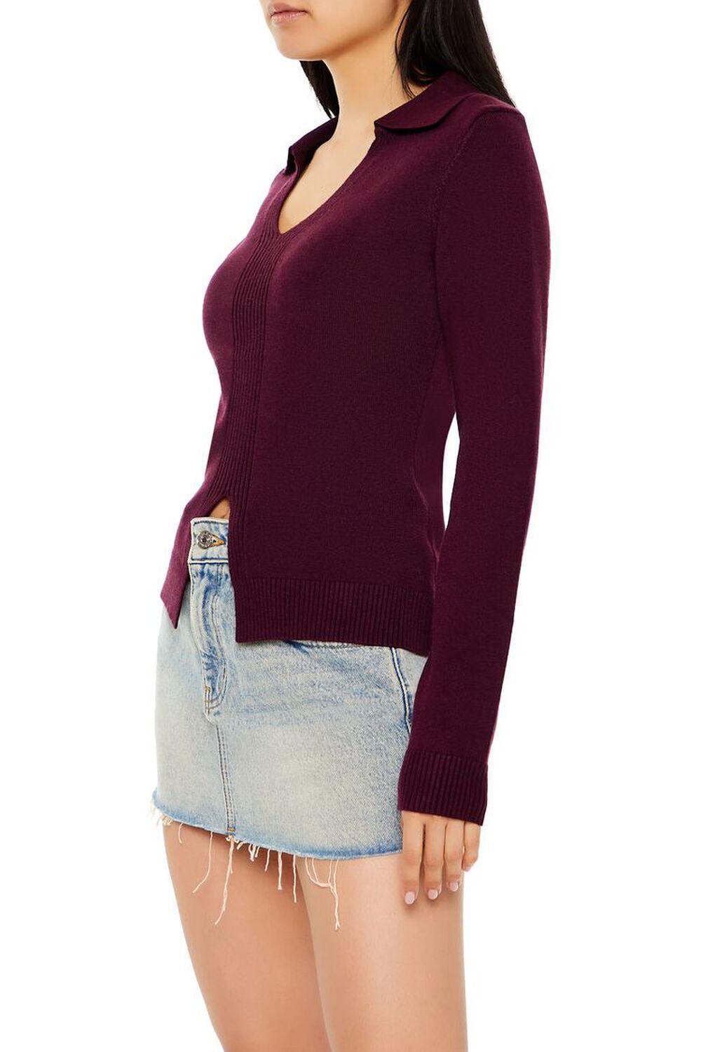 Ribbed Split-Hem Sweater | Forever 21 Product Image