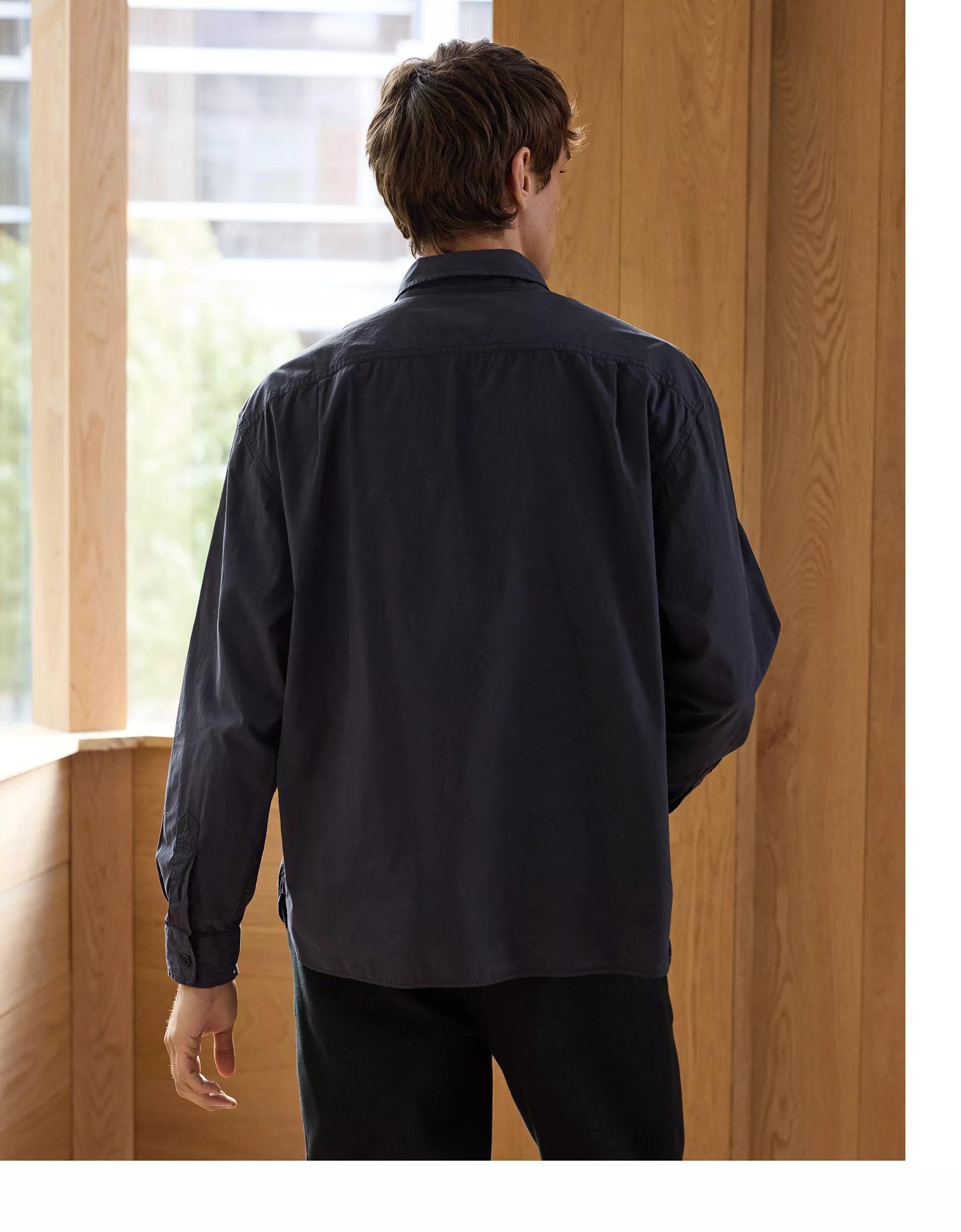 AE77 Premium Poplin Workshirt Product Image