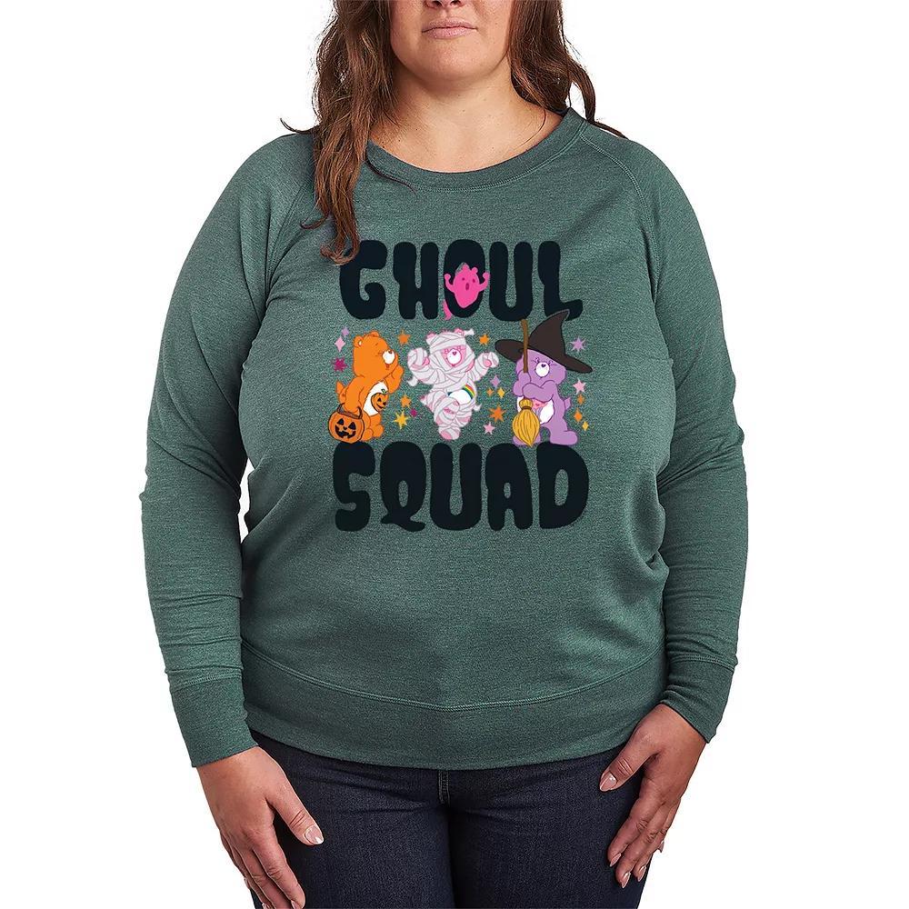 Plus Size Care Bears Halloween Ghoul Squad French Terry Long Sleeve Tee, Womens Product Image