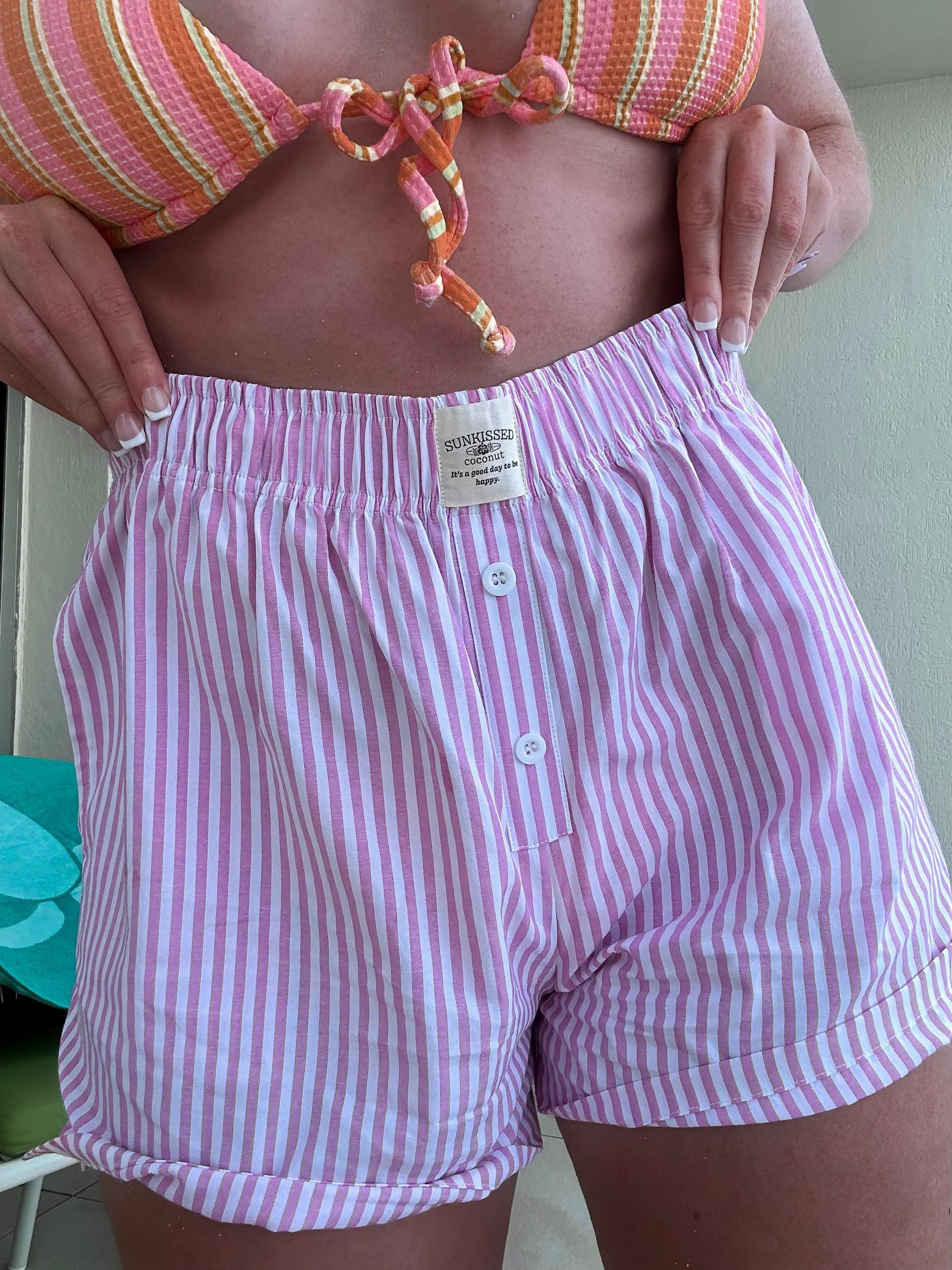 Blue Stripes Everyday Boxer Shorts Product Image