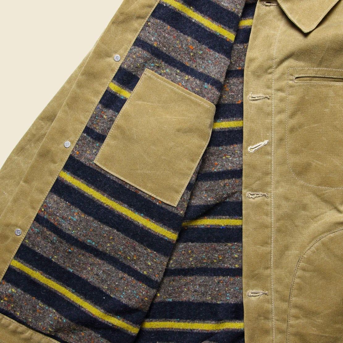 Supply Jacket - Blanket Lined Waxed Tan Ridgeline Product Image