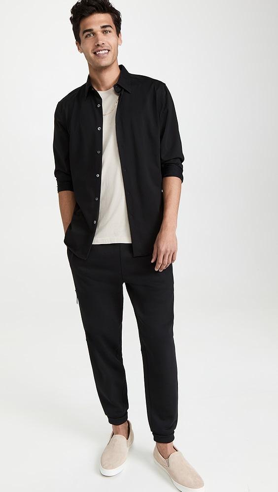 Mens Sylvain Shirt in Structure Knit Product Image