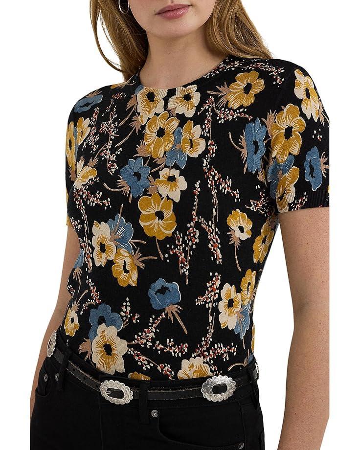 Floral Georgette Puff Sleeve Shirt Product Image