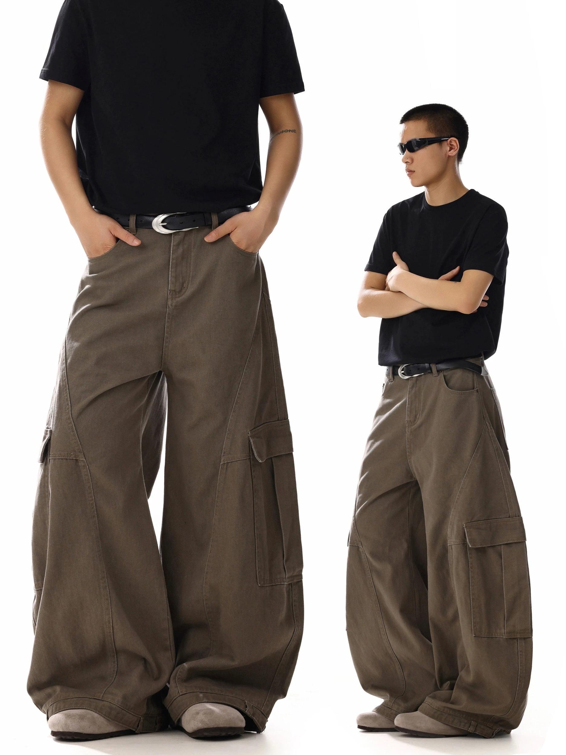 RT No. 18712 RECONSTRUCTED SCIMITAR CARGO PANTS Product Image