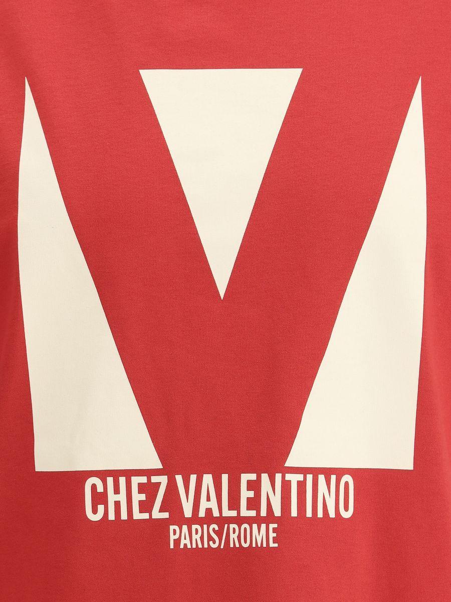VALENTINO T-shirt Logo In Red Product Image