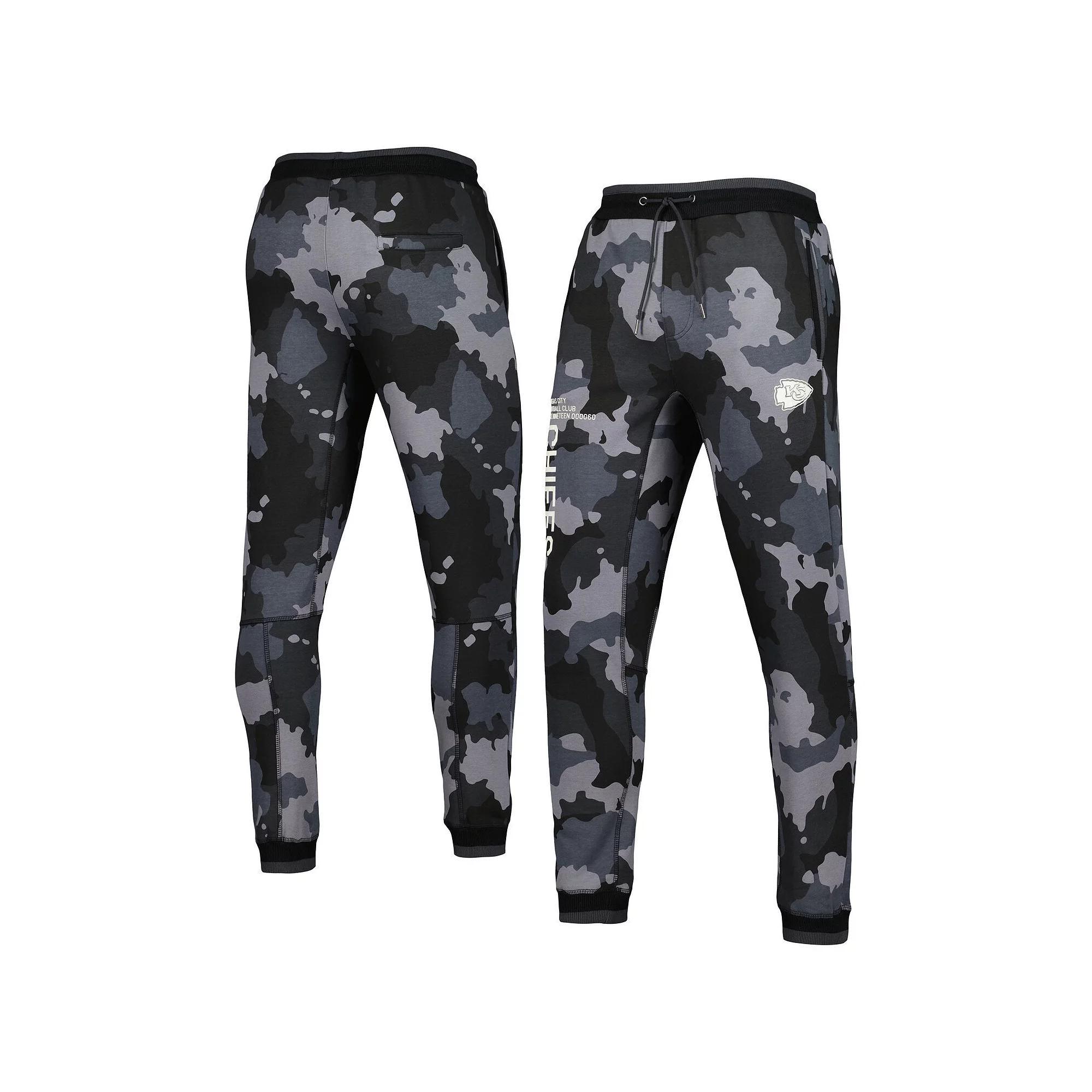 Unisex The Wild Collective Black Kansas City Chiefs Camo Jogger Pants, Men's, Size: 2XL Product Image