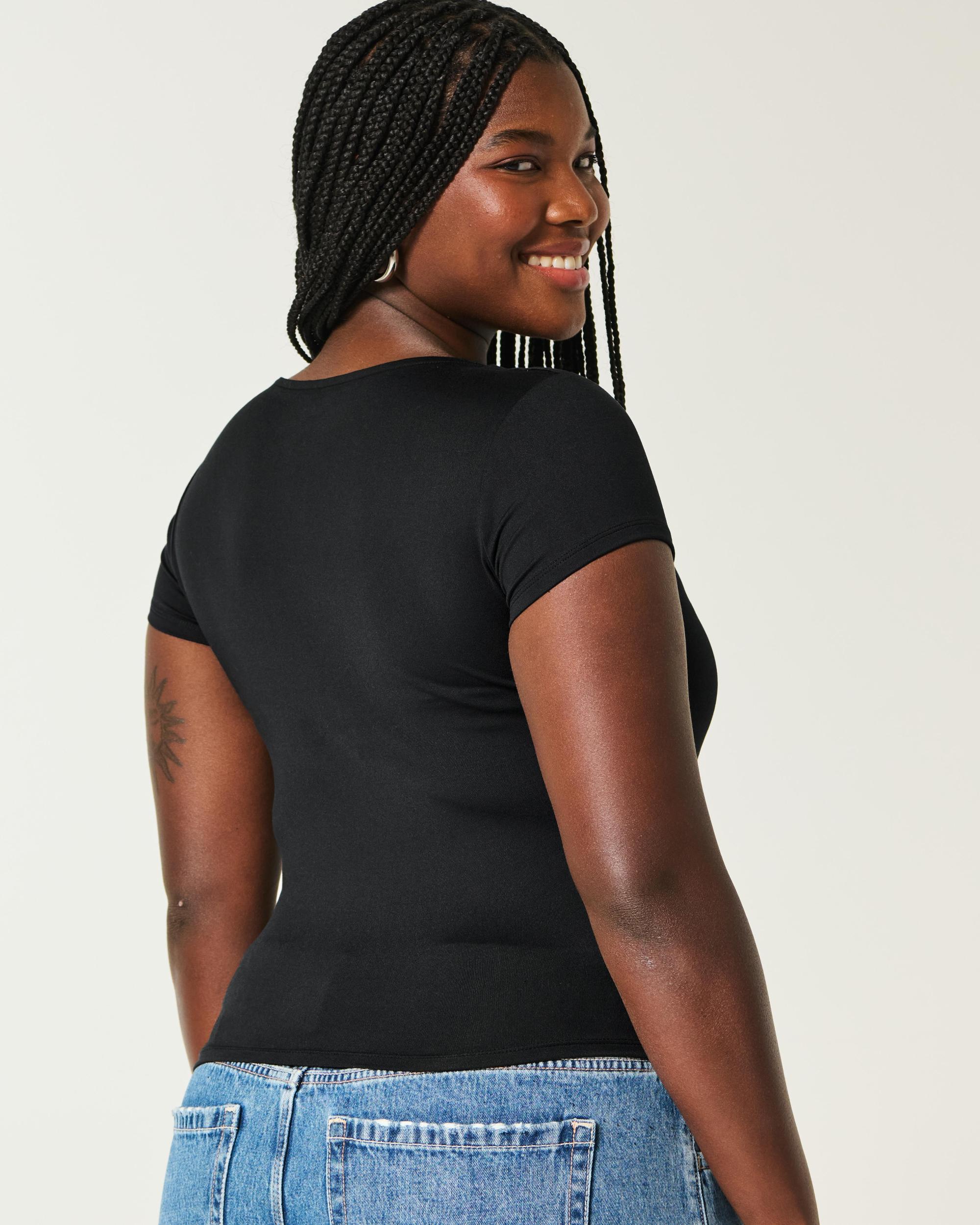 Soft Stretch Seamless Fabric Scoop Top Product Image