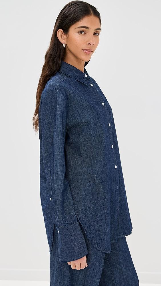 Another Tomorrow Chambray Shirt | Shopbop Product Image