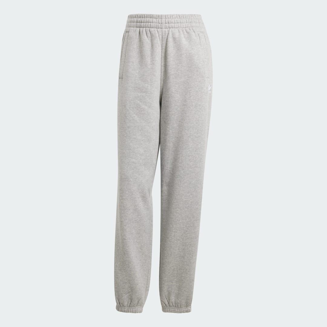 adidas Essentials Fleece Loose Joggers Black L Womens Product Image