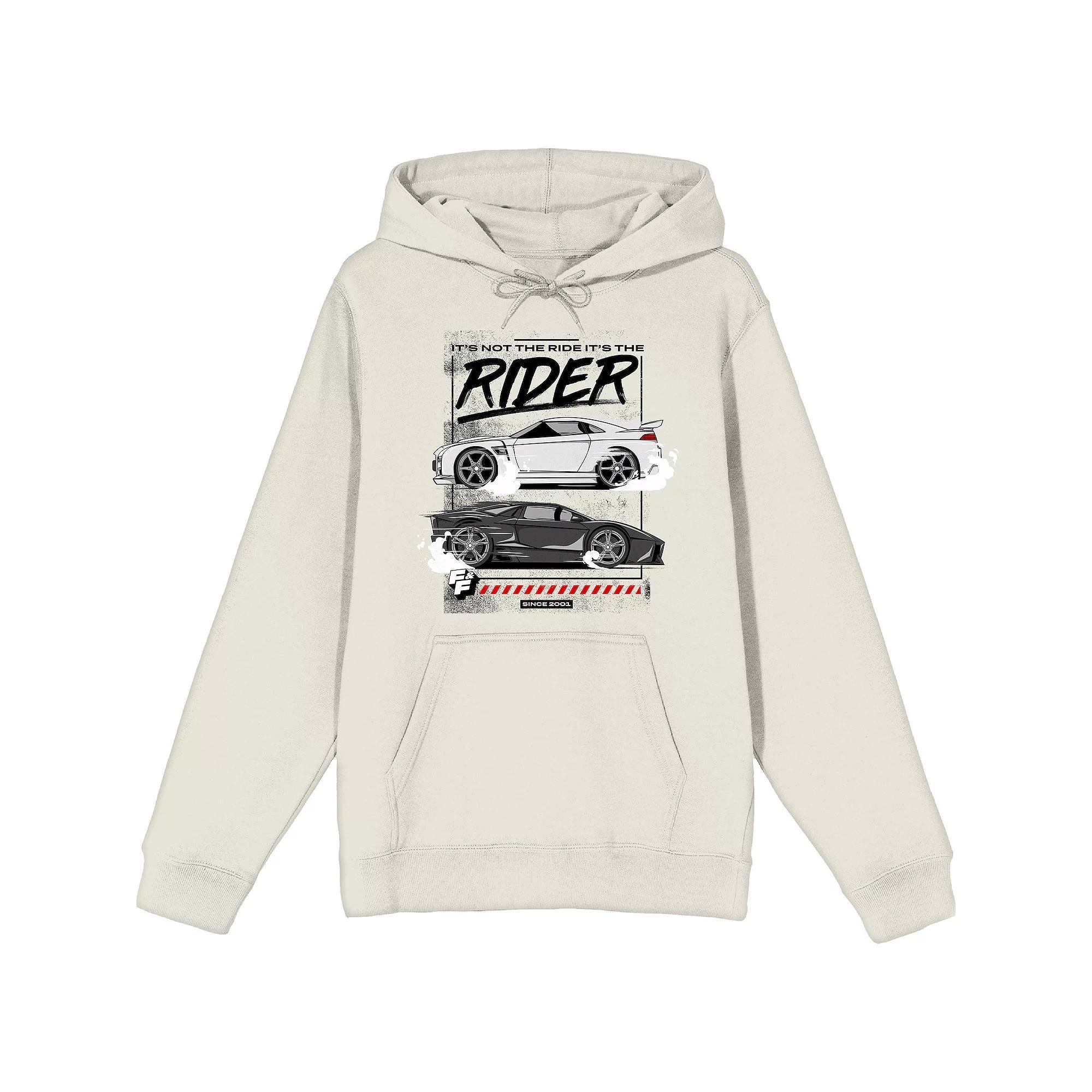 Men's The Fast & The Furious Rider Hoodie, Size: XXL, Off White Product Image