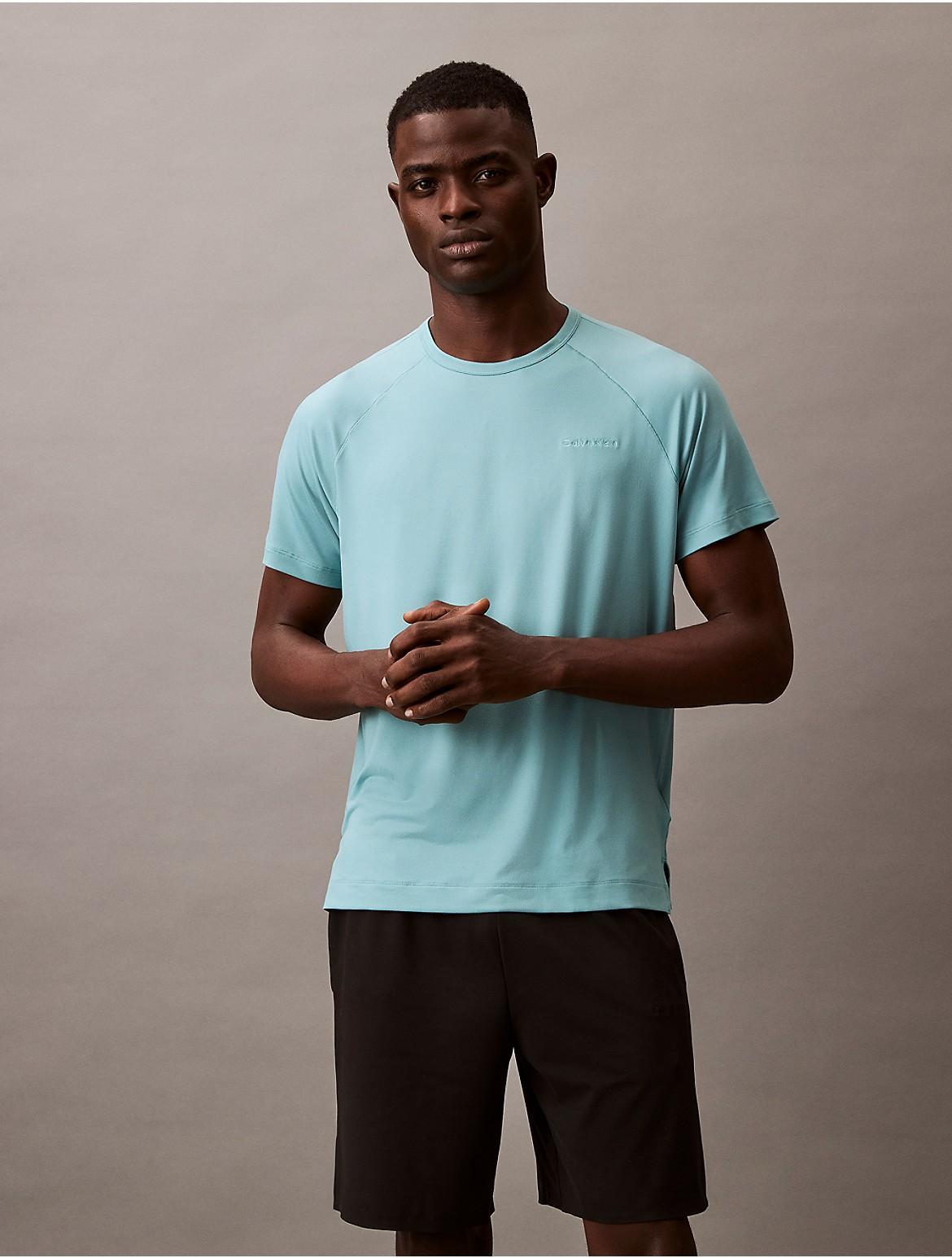 Calvin Klein Men's Soft Stretch Sport Crewneck Tee - Yellow - XL Product Image
