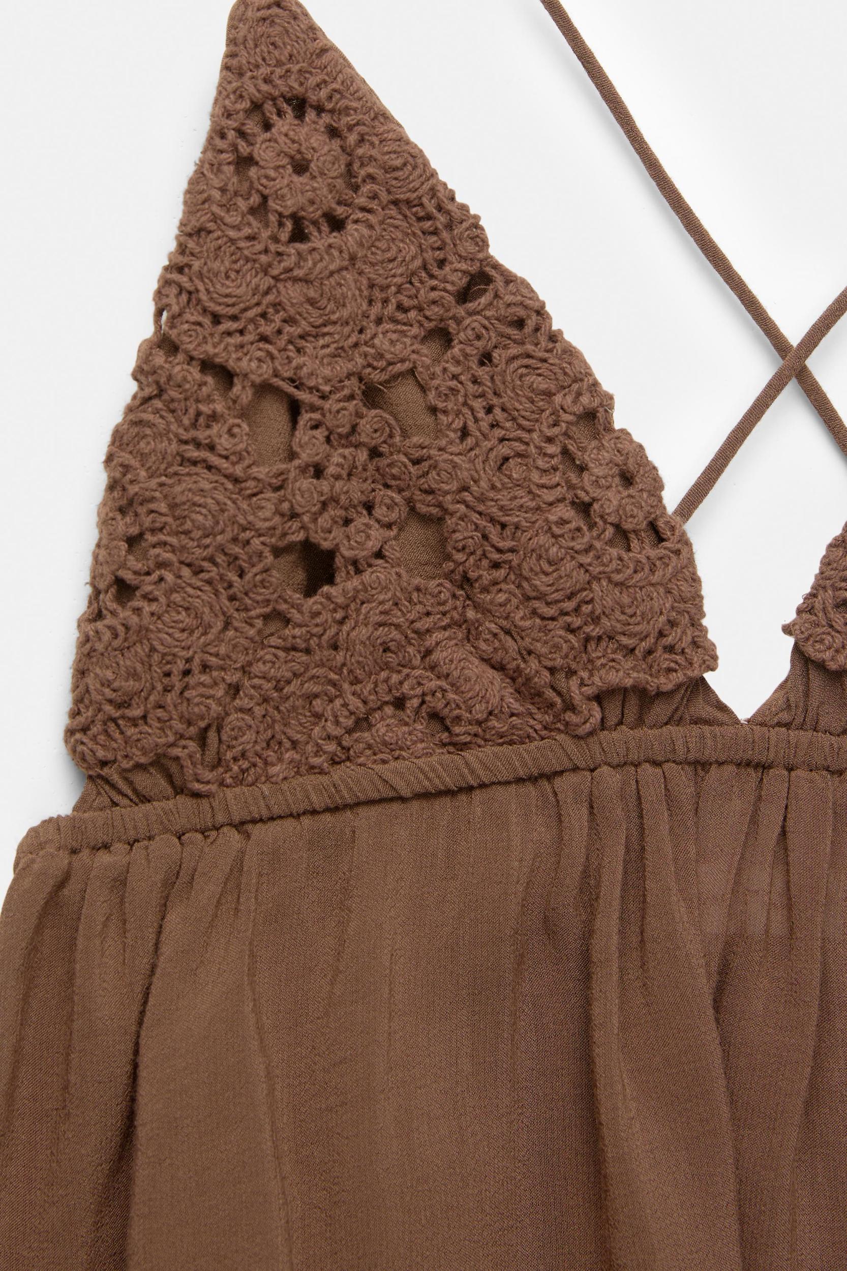 Crochet strappy top Product Image