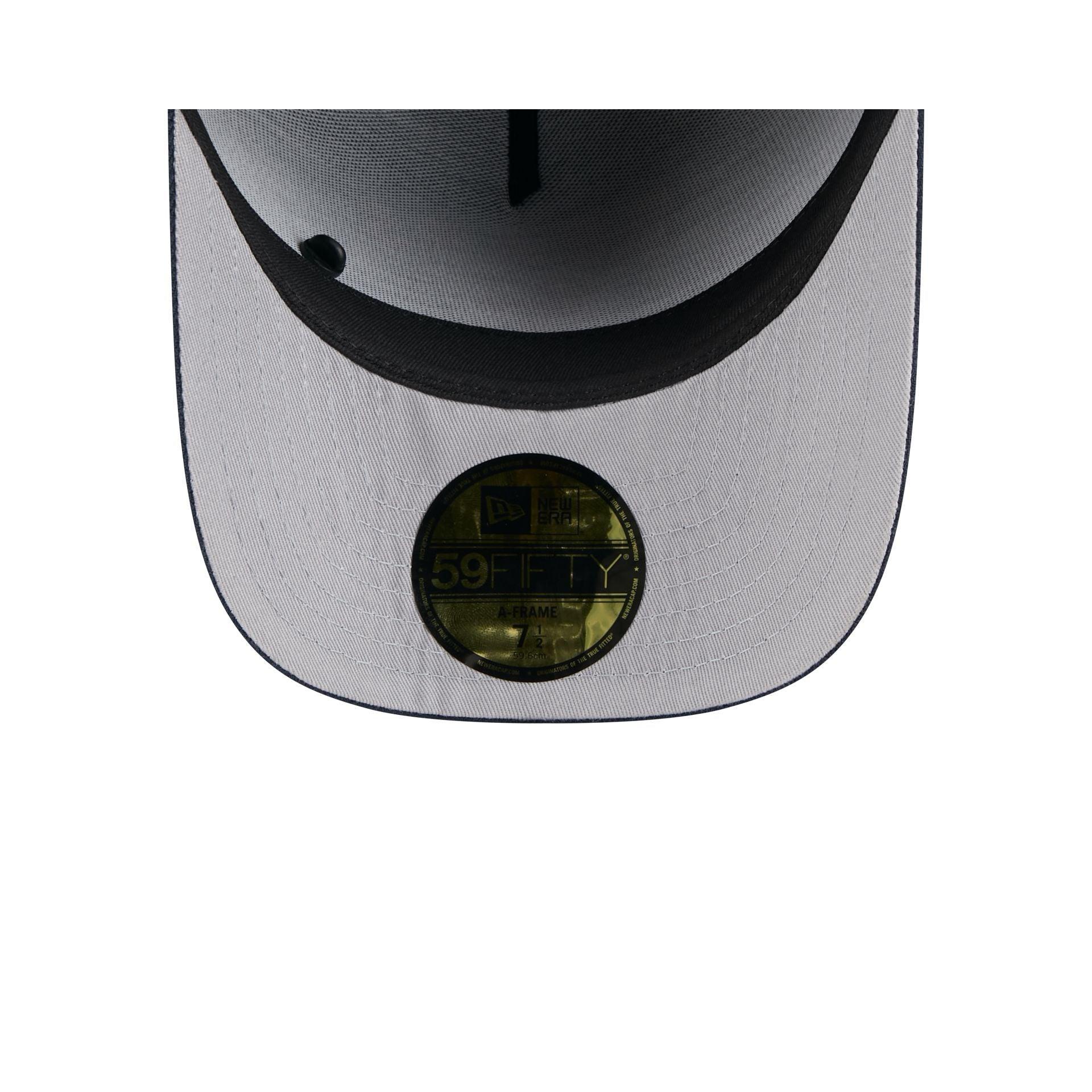 Chicago Bears 2025 Draft Black 59FIFTY A-Frame Fitted Hat Male Product Image