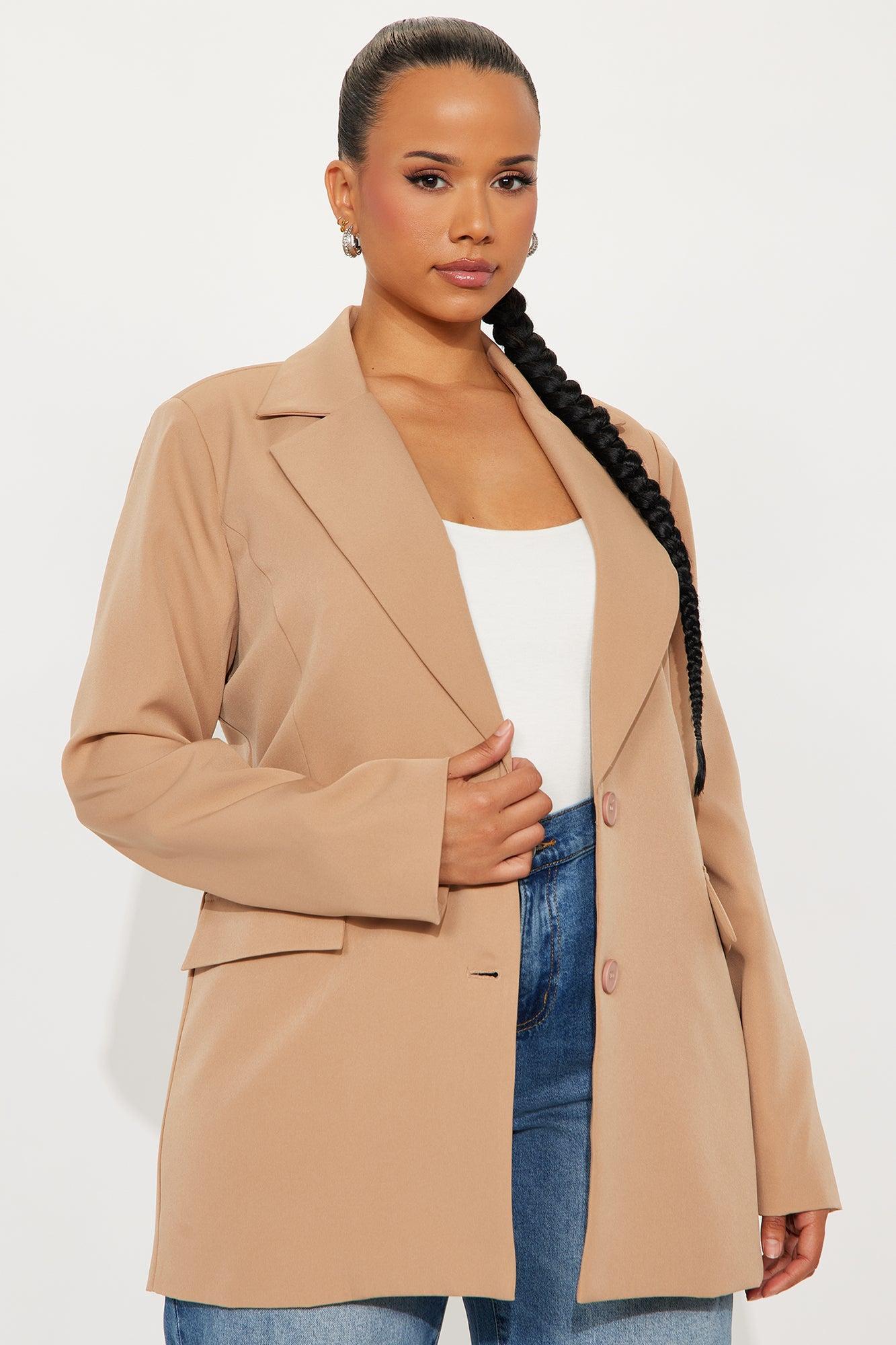 High Investment Blazer - Khaki Product Image