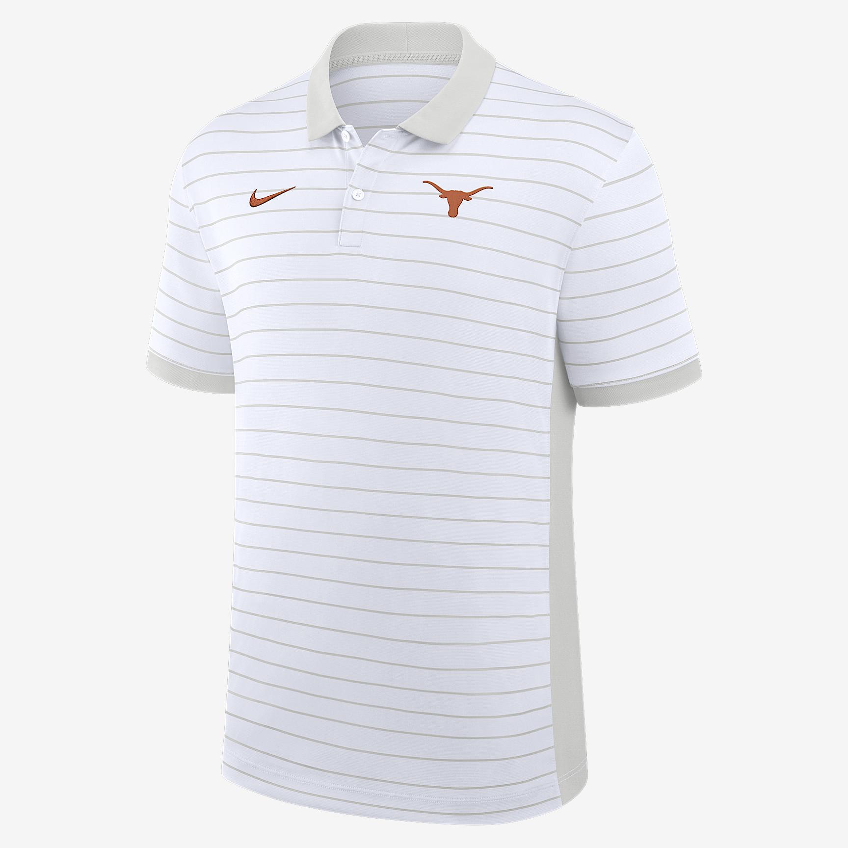 Texas Sideline Victory Stripe Nike Men's Dri-FIT College Polo Product Image