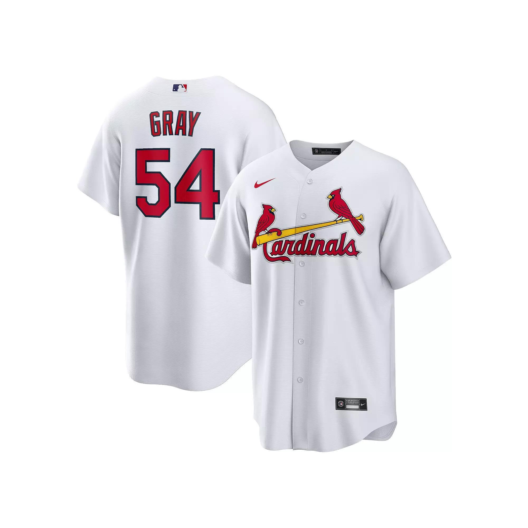 Men's Nike Sonny Gray White St. Louis Cardinals Home Replica Jersey, Size: Large Product Image