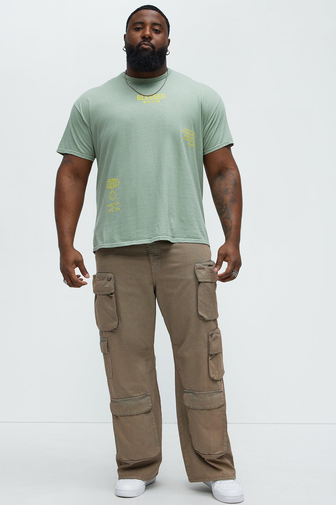 Always Blessed Short Sleeve Tee - Green Product Image