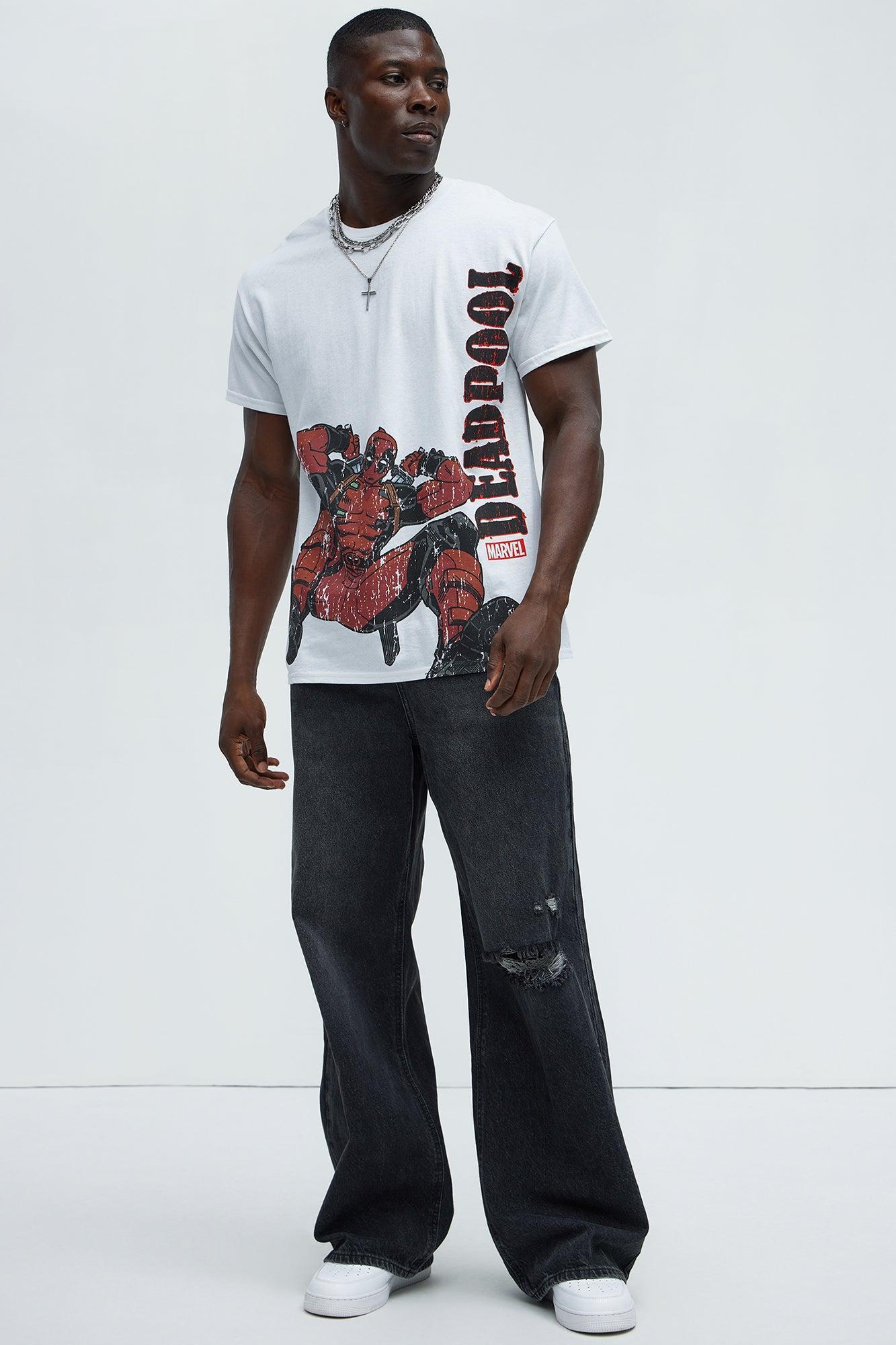 Deadpool Reflect Short Sleeve Tee - White Product Image