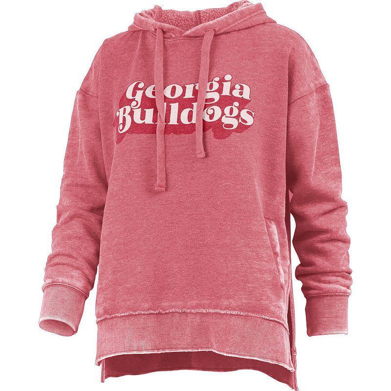 Womens Pressbox Georgia Bulldogs Vintage Falkland Pullover Hoodie Product Image