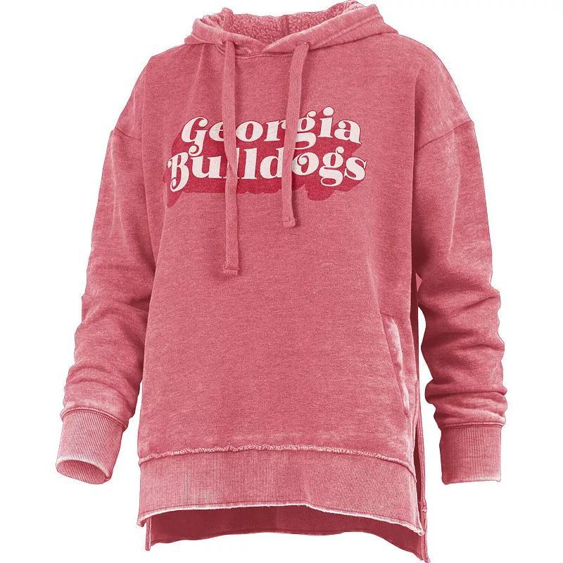 Womens Pressbox Georgia Bulldogs Vintage Falkland Pullover Hoodie Product Image