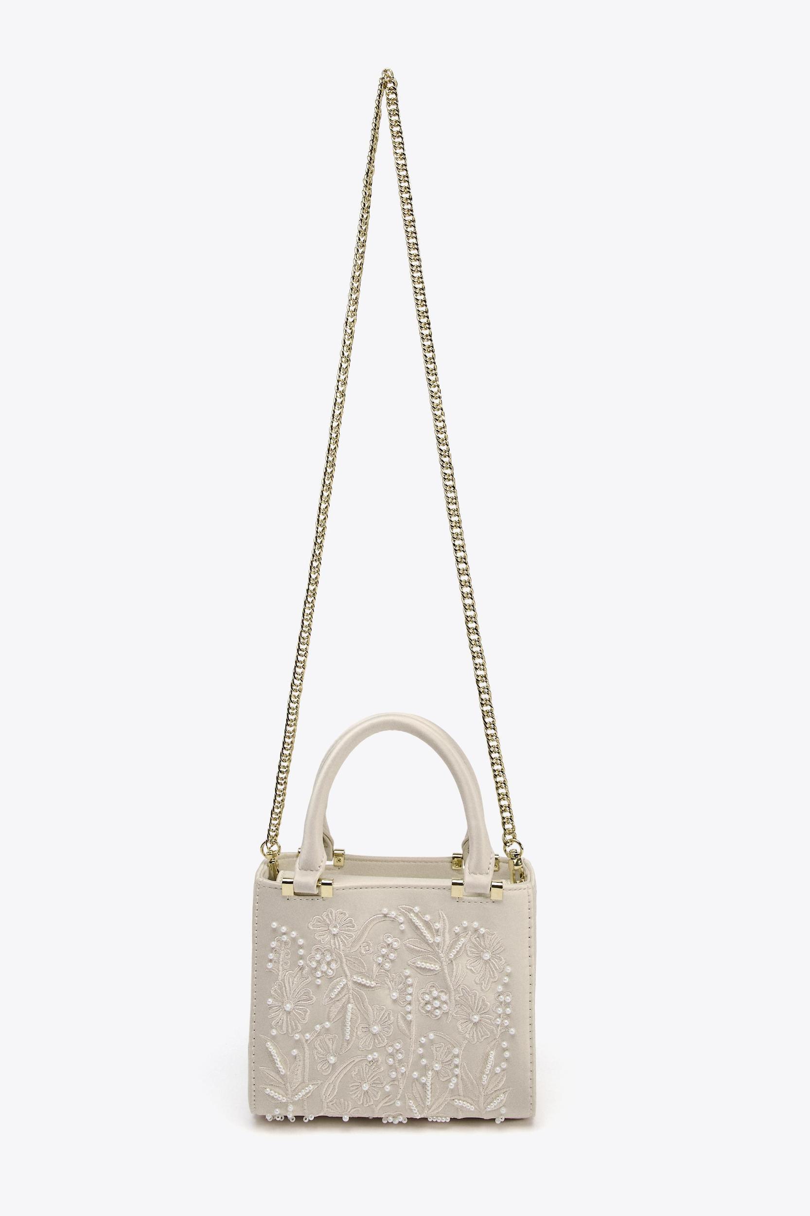 SATIN EFFECT PEARL BAG Product Image