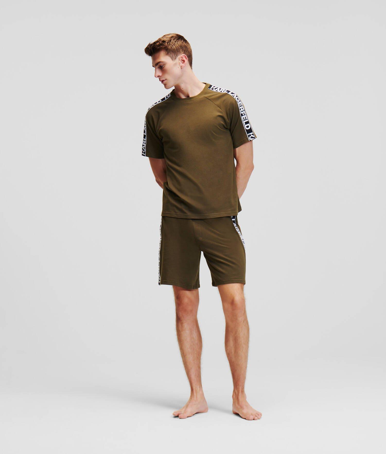 KARL LOGO SHORTS AND T-SHIRT PAJAMA SET Product Image
