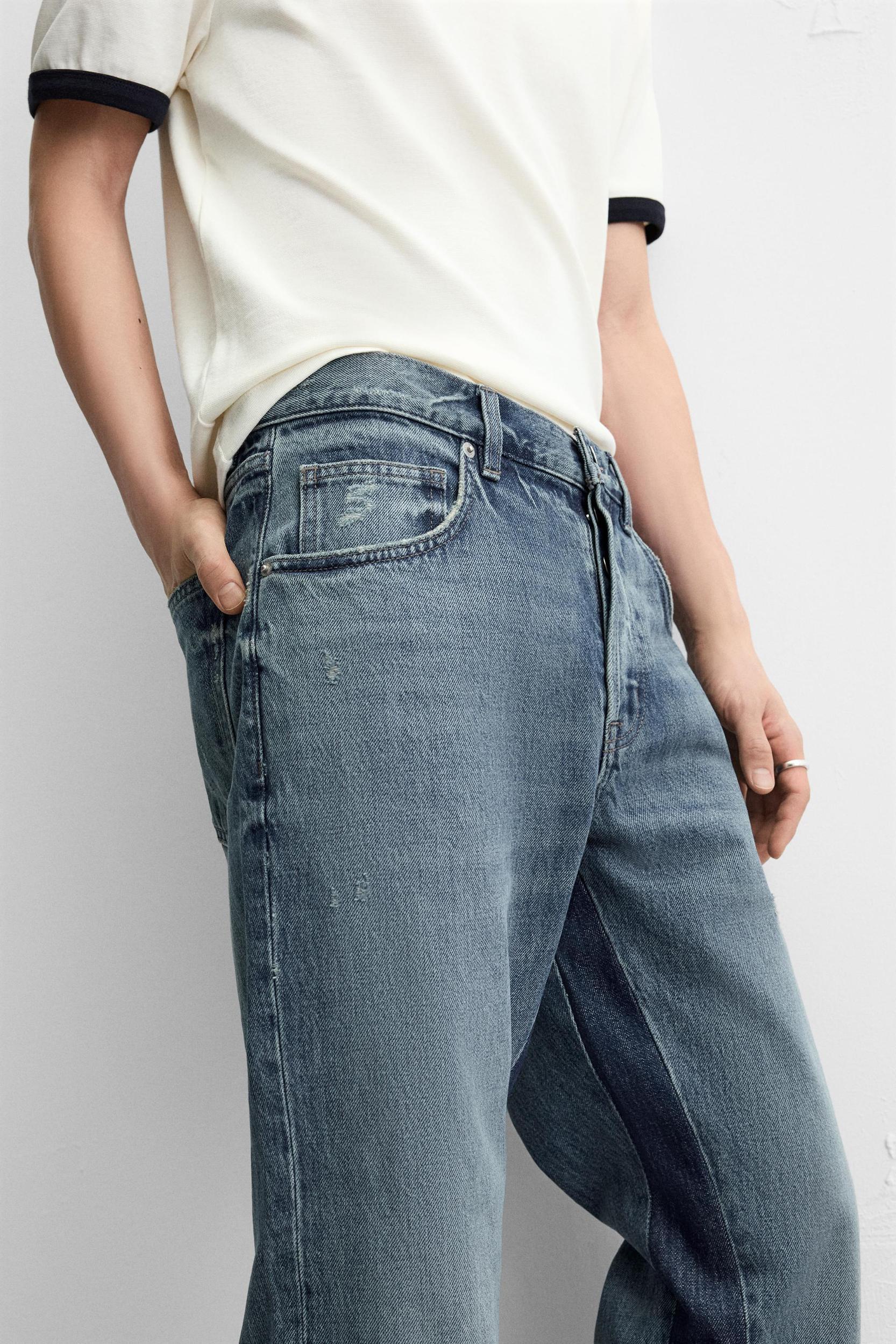 PATCHWORK FLARE FIT JEANS Product Image