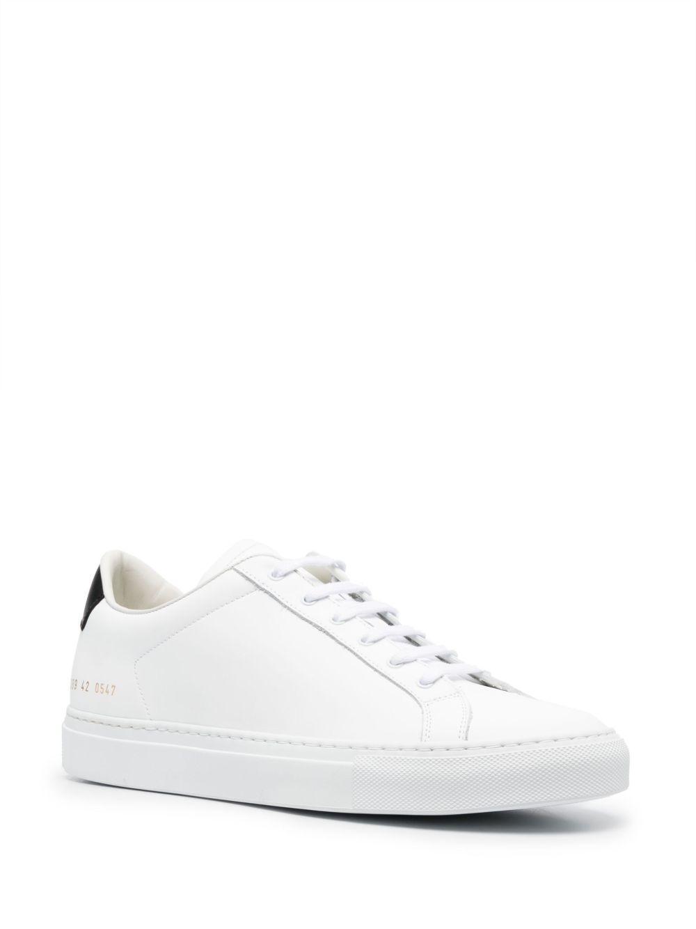 Retro leather sneakers Product Image