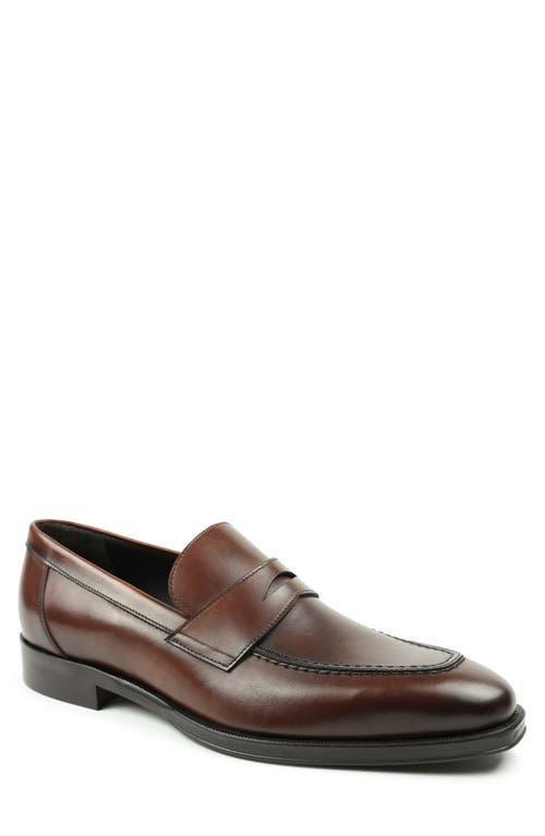Bruno Magli Mens Nathan Leather Penny Loafers Product Image