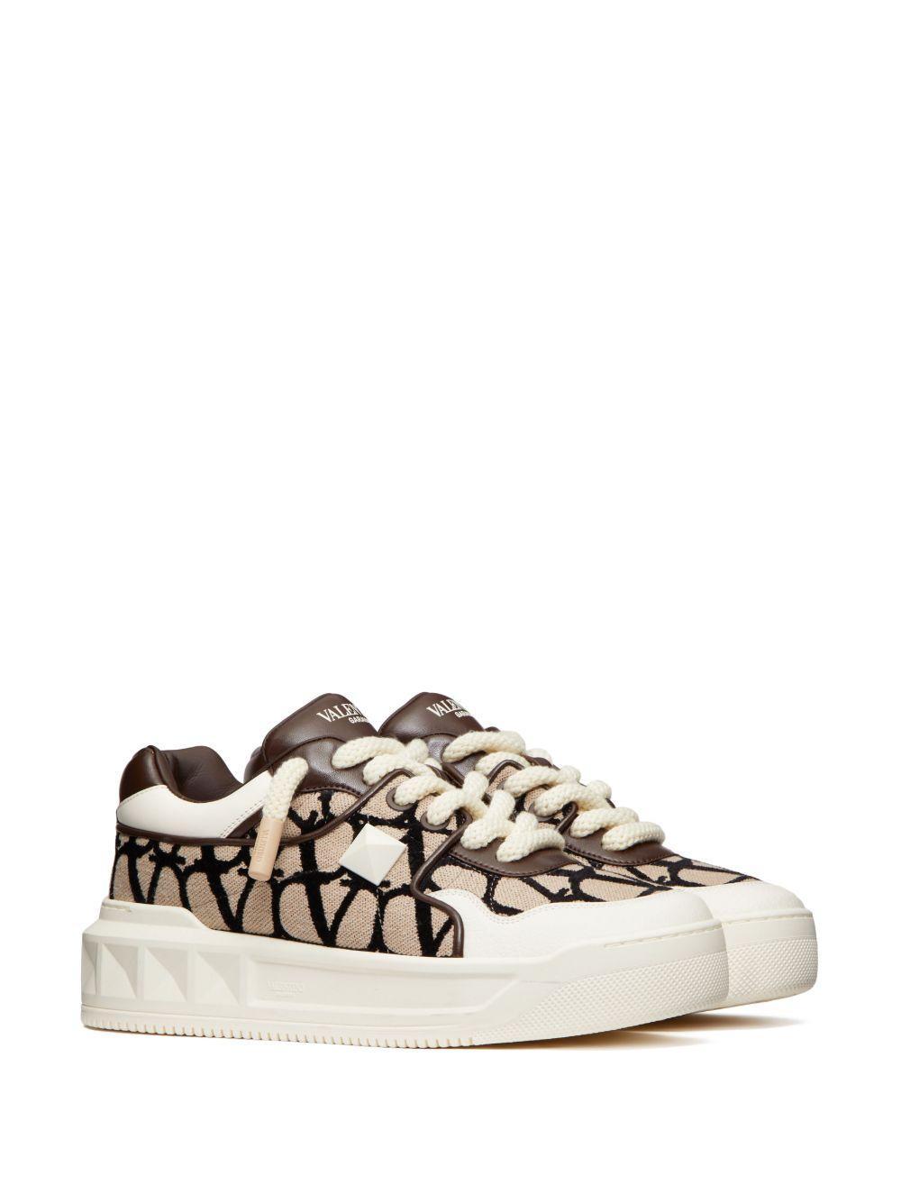 One Stud XL leather sneakers Product Image