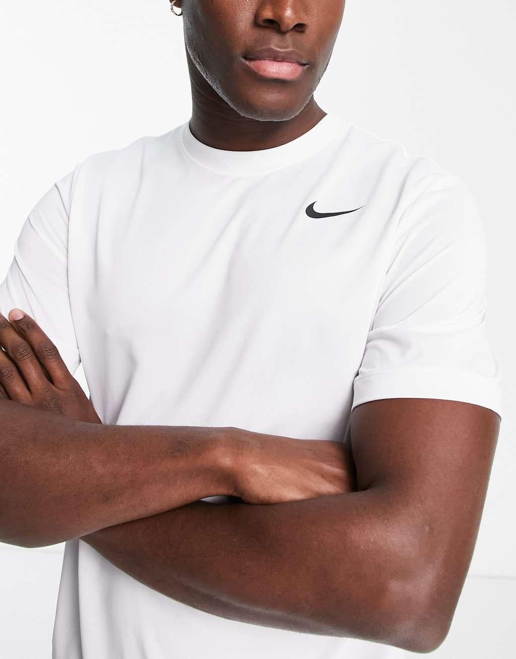 Nike Training Pro Dri-FIT Reset T-shirt in white Product Image
