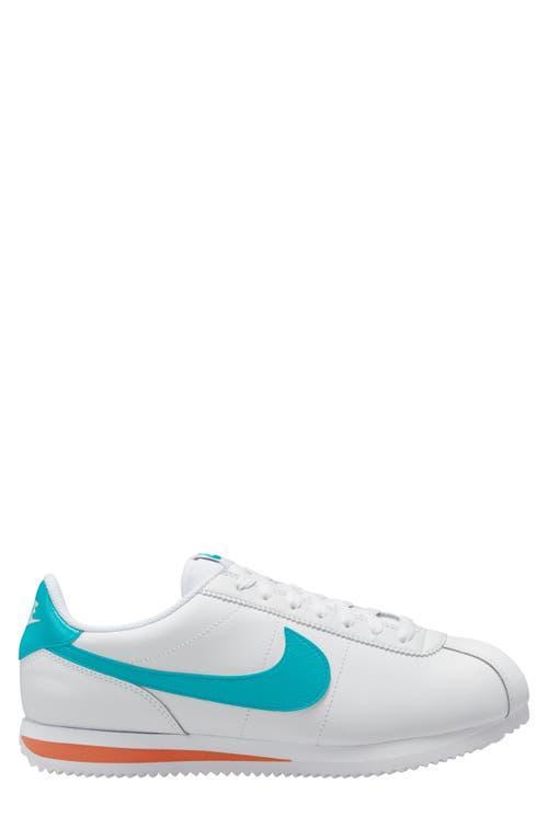 Nike Mens Nike Cortez - Mens Shoes White/Metallic/Dusty Cactus Product Image