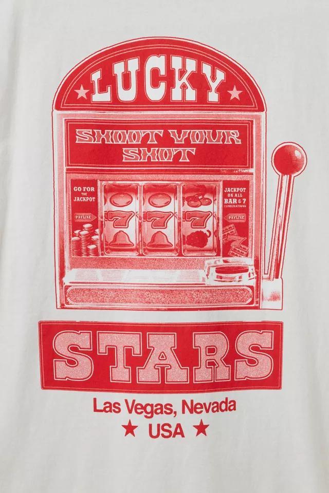 Lucky Stars Casino Graphic Tee Product Image