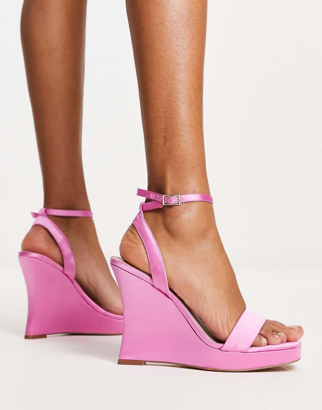 Aldo Nuala curved wedge sandals Product Image