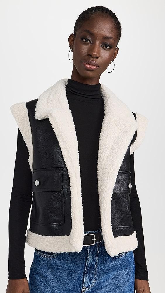 Avec Les Filles Sherpa Vest | Shopbop Product Image